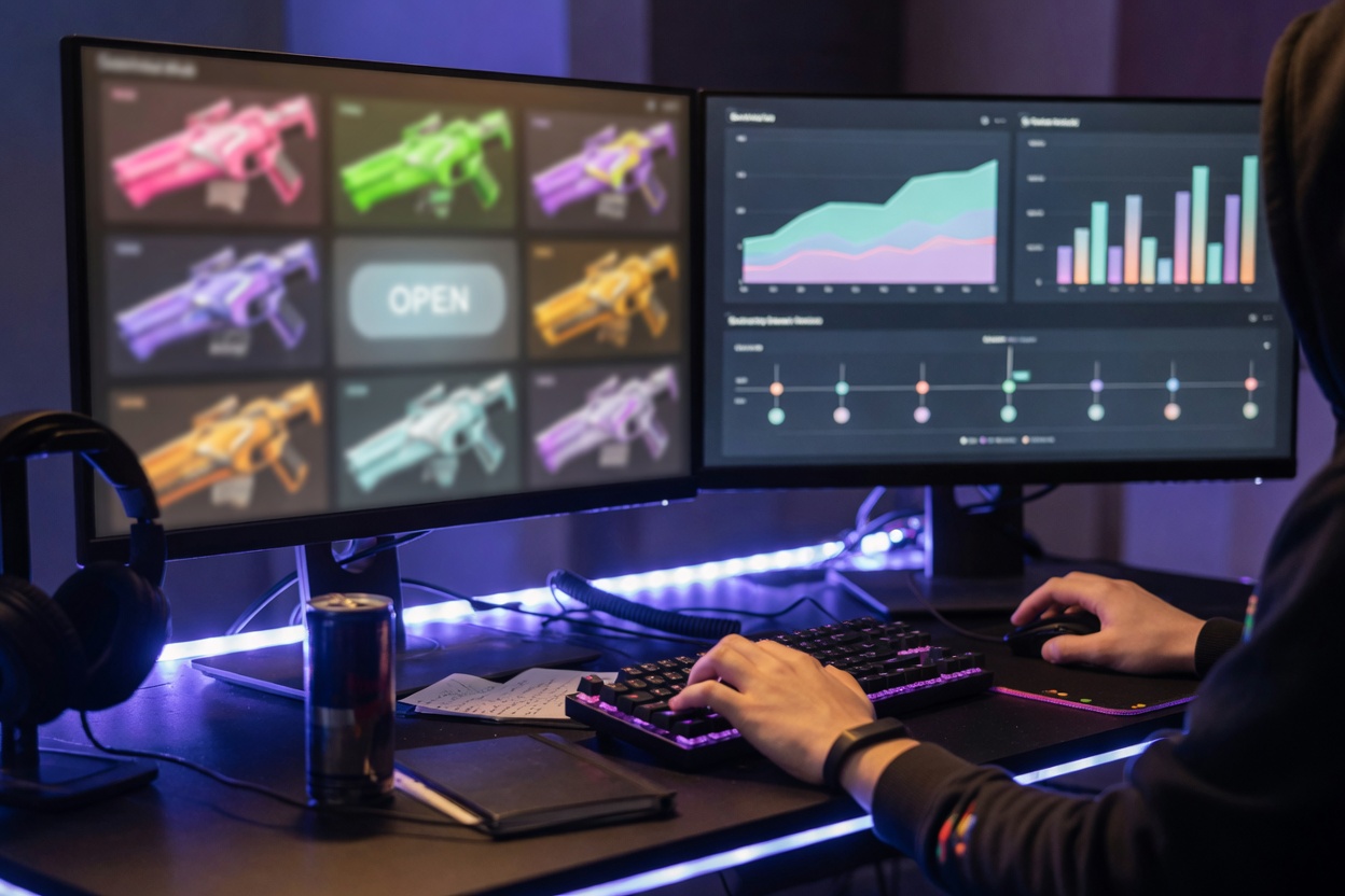 Análise tática de como ganhar skins no KeyDrop durante eventos CS2